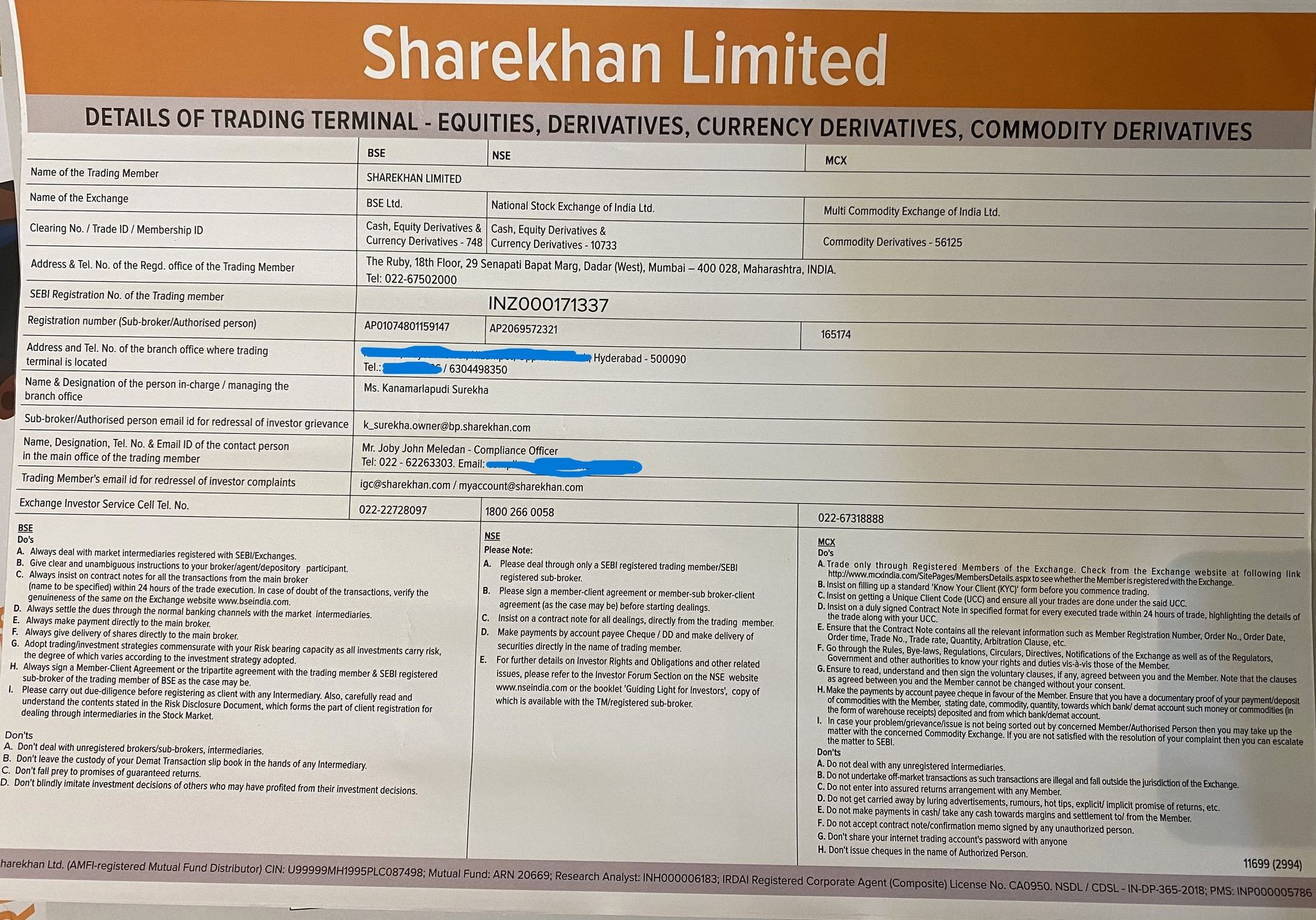 Authorized Business Partner of Mirae Sharekhan